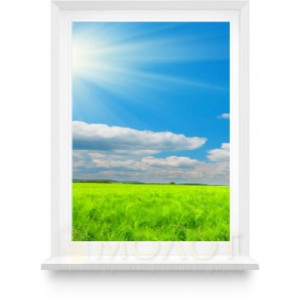 Глухое пластиковое окно, 750мм х 1350мм