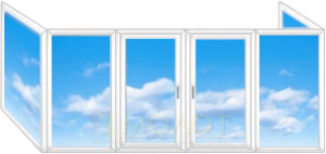 Балконная рама в сталинку